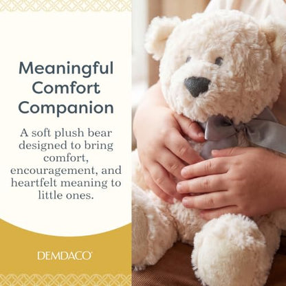DEMDACO The Lord's Prayer Bear Religious Plush Toy, Soft, Air Dry