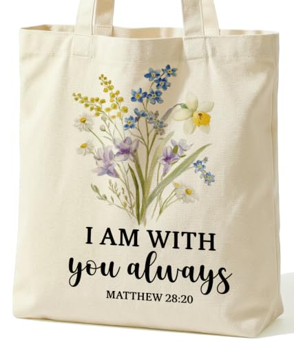 Christian Bible Verse Tote Bag for Women Faith Church - color: Always