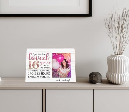 Sweet 16 Gifts for Girls Picture Frame - color: sweet 16
