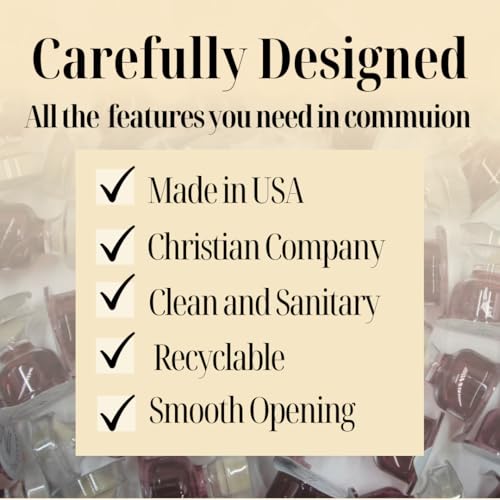 Miracle Meal Prefilled Chalice Communion Cups & Wafer Set, Box of 100ct - size: 100 Count