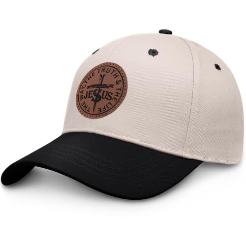 Christian Hats for Men Women Religious Gifts - color: Jesus- Beige