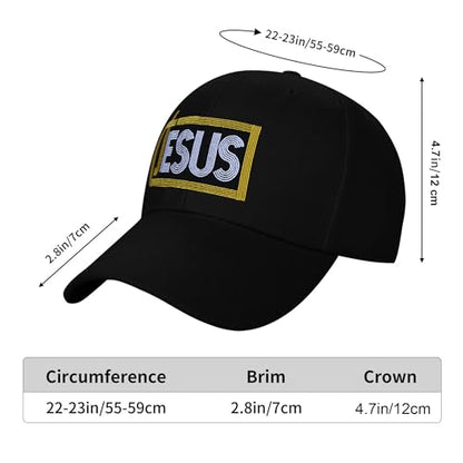 Embroidered Baseball Cap for Women Men Adjustable Baseball Hat Black Baseball Cap Trucker Hat - color: Cross Christian