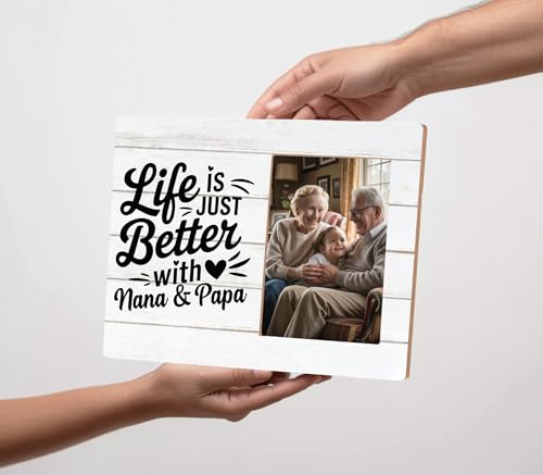 Nana & Papa Gifts Picture Frame - color: papa