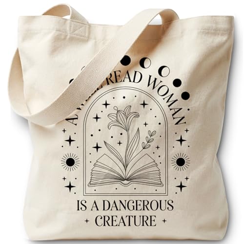 Book Lovers Gifts Canvas Tote Bag Tote Bag for Women Reusable Shoulder Bags for Grocery Beach Work - color: Orange