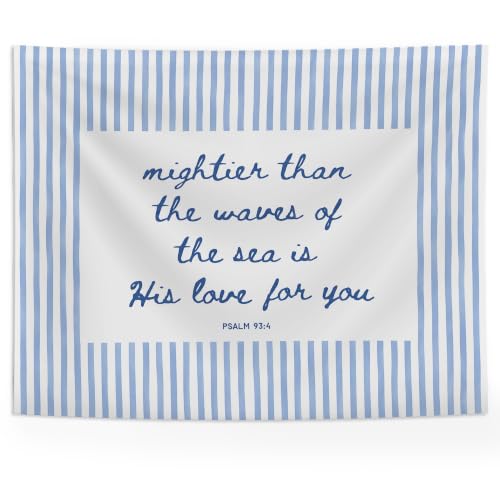 BRGYRS Christian Psalm Religious Wall Tapestry Hanging Decor,50x60 Inch - color: Bible verse