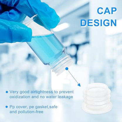 10ml Clear Glass Vials with Screw Caps 30PCS - style: 10ml-30pcs