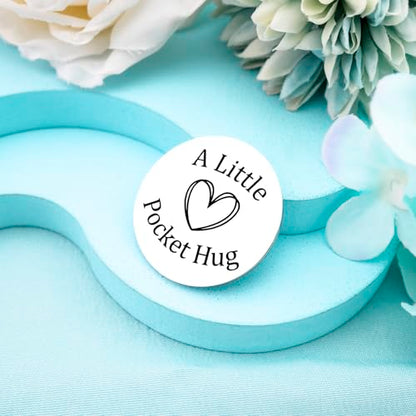 Pocket Hug Christian Religious Gifts for Women Men Christian Keychain