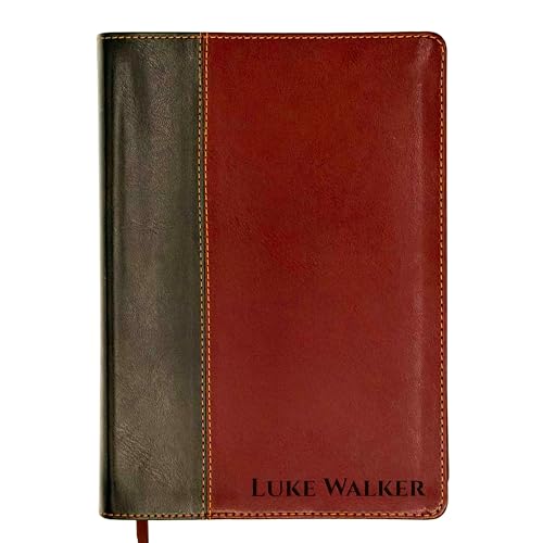 Personalized NLT Life Application Study Bible – Brown/Mahogany LeatherLike | Indexed Thumb Tabs | Third Edition | Custom Engraved Bible | New Living Translation | Red Letter | Over 10,000 Study Notes (Name Only)