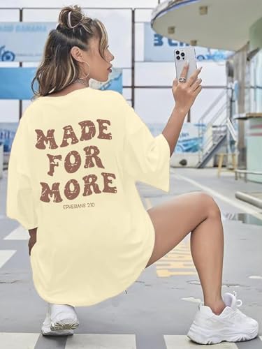 Christian Shirts for Women Oversized Faith Jesus Shirt Inspirational Tops - color: B-apricot, size: X-Large