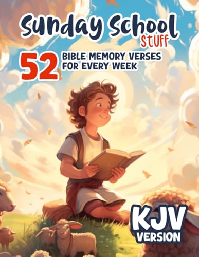 Sunday School Bible Memory Verse KJV - Fun & Engaging Scripture Learning for Kids: Memorize, Reflect & Draw – A Sunday School Activity Book with Word ... & Creative Drawing (Sunday School Stuff)