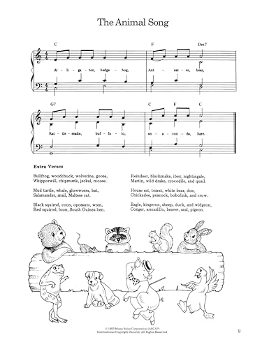 The Library of Children's Song Classics – Piano, Vocal and Guitar Songbook | Easy-to-Read Lyrics, Chords and Arrangements | Illustrated Collection of Storybook, Holiday and Folk Songs