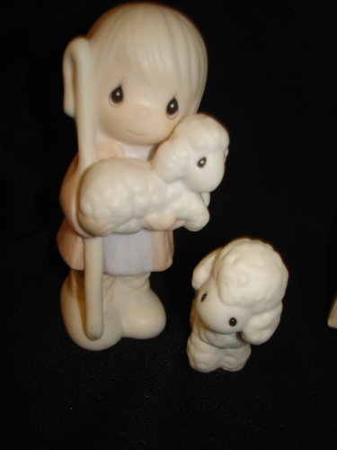 Precious Moments "Shepherd With Sheep" Nativity Figurine