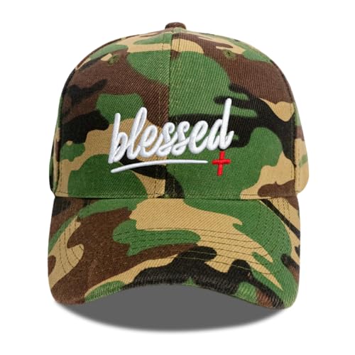 Christian Baseball Cap for Men & Women - Embroidered Jesus Cross Hat, Adjustable Christian Gifts - color: Christian-themed Hats-14