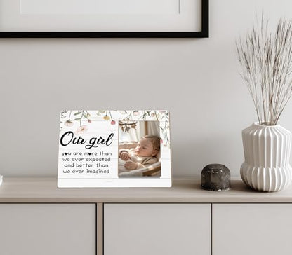 NewBorn Baby Girls Picture Frame - color: our girl