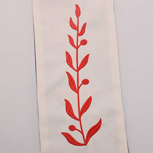 BLESSUME Church Clergy Pastor Reversible Stole - color: White and Black 1