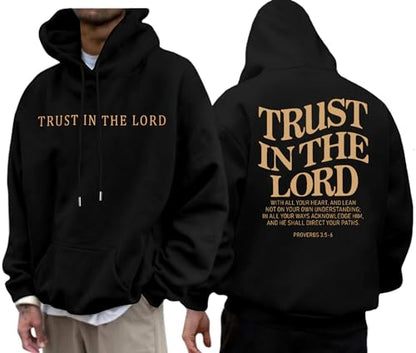 Christian Hoodies for Men Religious Faith Jesus Hoodie - color: Black02, size: X-Large