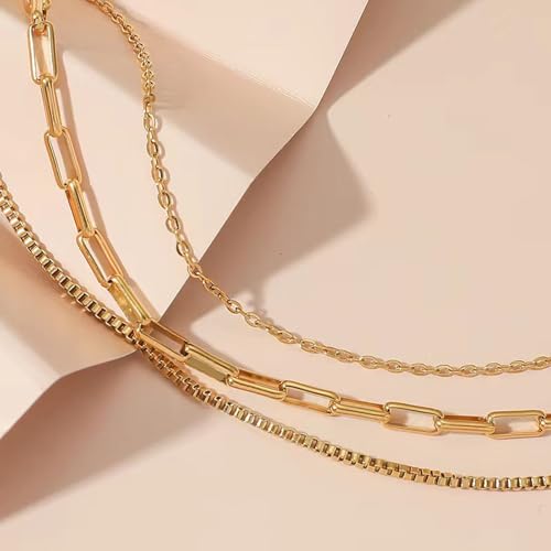 Clover Necklace Dainty Hollow 4 Leaf Choker Necklaces Tiny Cute Pendant Necklaces for Women 18K Gold Plated Lucky Four Leaf Pendant Jewelry - style: Middle big hoop2