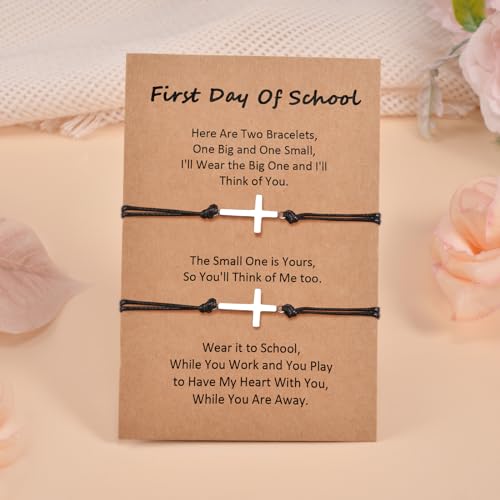 Matching Bracelets for Couple Mother Son Daughter Back to School