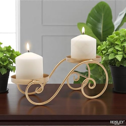 Hosley 3" D x 3" H Pillar Candles Set of 16 - Unscented Taper Candles and Candle Sticks for Weddings, Birthdays, Emergencies, Spa, Aromatherapy, Parties, Reiki, Candle Gardens - size: 3"D x 3"H -16 count