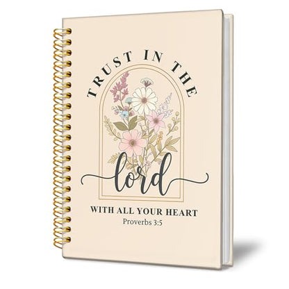 Bible Journal Notebook, Inspirational Christian Gifts for Women - color: The Bible of Flowers