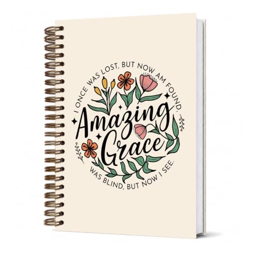 Dejfel Christian Bible Notebook Journal,Inspirational Gift for Women Girls - color: 001grace