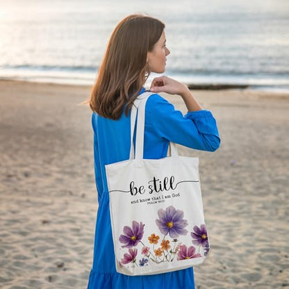 Bible Bags for Women, Christian Tote Bag, Gifts for Christian Women - color: Red
