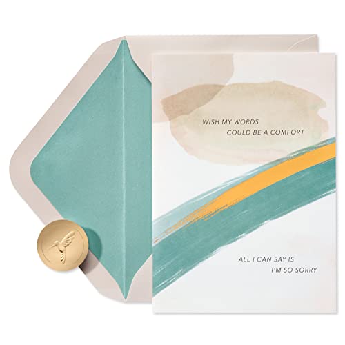 Papyrus Blank Sympathy Card (Wish My Words Could Be A Comfort) - color: Wish My Words Could Be A Comfort