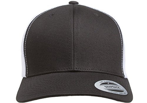 Yupoong Yp Classics Retro Trucker Cap - color: Black/White, size: One Size, style: Single