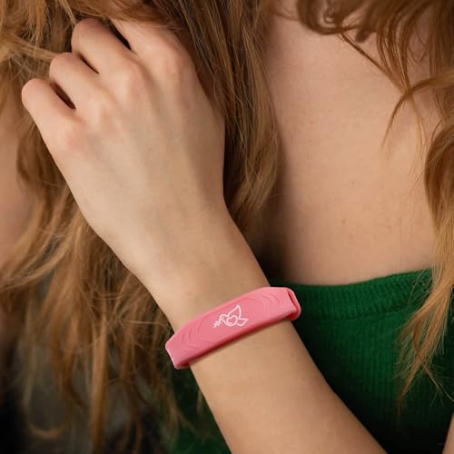 2 Pack Bible Verse Bracelets, with NFC Scan‌ Daily Jesus Bracelets Christian Gospel Scripture Bracelet Faith and Style Combined Inspirational Religious Wristband Gifts for Women (Love Like Jesus) Pink