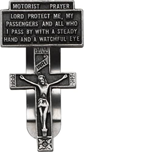 Cathedral Art (Abbey & CA Gift Auto Visor Clip, Motorist Prayer, Multi, Multi Color