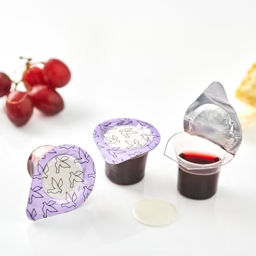 Kingdom Prefilled Communion Cup with Wafers(10ct-Red Juice) Sealed in a Single-Serving Container with Upto 1 Year Shelf Life, Perfect for Holy Eucharist Celebration in Hospitals,Summer Camps,and More - size: 10 Count (Pack of 1)