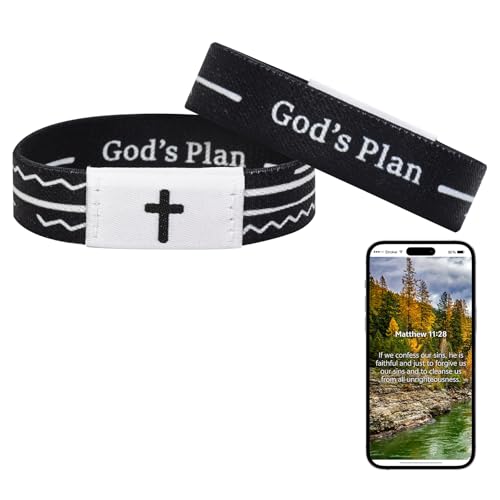 Bible Verse Bracelet - Inspirational Christian Jewelry for Women, Men, Teens - 10 Emotional Themes - Daily Scripture Learning & Faith Gift for Birthdays, Baptism, Easter - color: Bible Verse Bracelet