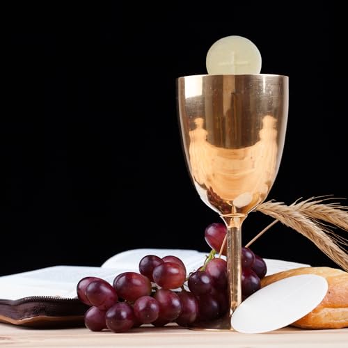 Candy Creations On Cloud 9 1 1/8"" White Wafers, Altar Bread, 1000 per Container