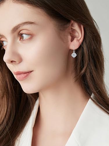 Dorunmo 925 Sterling Silver Mustard Seeds Dangle Earrings for Women Mountains Earrings Hypoallergenic Christmas Jewelry Gifts for Women - style: Celtic Knot