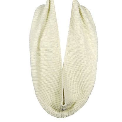 Wrapables Thick Knitted Winter Warm Infinity Scarf - color: Beige