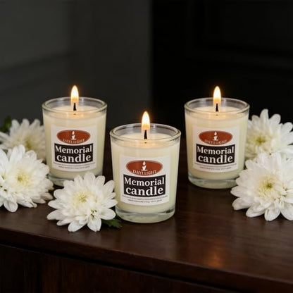 Natural Soy Wax Yahrzeit Memorial Candles (6 Pack) – Hand-Poured, Bereavement Gifts for Jewish Sympathy & Remembrance