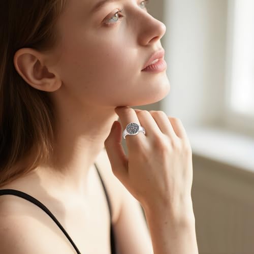Seraphim Jewelry Set 925 Sterling Silver Guardian Angel Seraph Pendant Angel Wings Jewelry Christian Gifts for Women Men - color: Seraphim ring