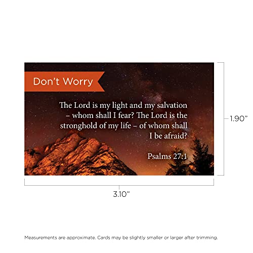 Logos Trading Post Psalm 27:1 Pass It On Scripture Cards, Pack of 25 - color: Psalms 27:1