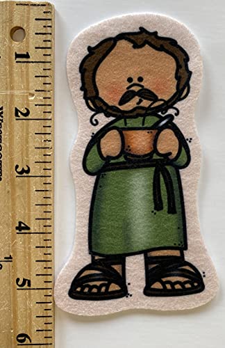 Jacob & Esau Felt Figures for Bible Flannel Board Stories 15 Precut Figures Story Guide Activity Pages