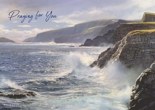 Puffin Islands Coastline KJV Prayer Card, 1 Count - color: Puffin Islands Coastline