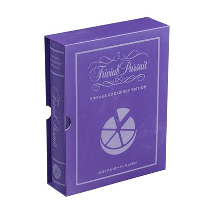 WS Game Company Trivial Pursuit Vintage Bookshelf Edition Trivia Board Game