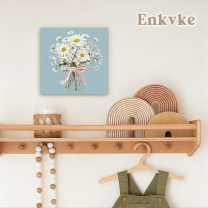 Cute Daisy Wooden Sign, Daisy Gifts for Women, - color: Flower-Daisy