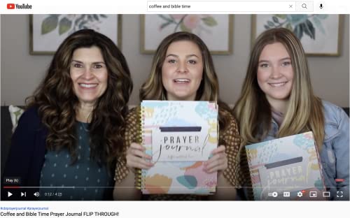 Prayer Journal for Women, Guided Christian Bible Study Journal