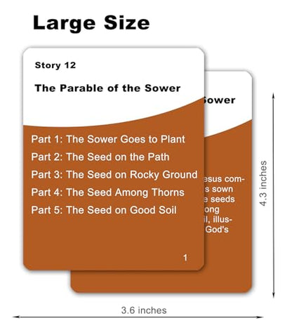 Docdeer 20 Famous Bible Story | 126 Bible Quiz Question Game Cards | Bible Relay Trivia Board Games Cards | Bible Study & Biblical Knowledge Trivia, Christian Gifts for Women Men & Families