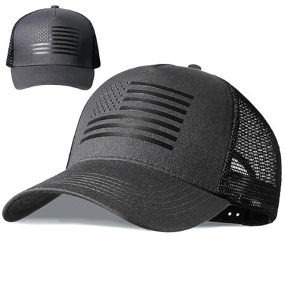 Black Baseball Cap Snapback hat for Men Flat Bill Hats for Men Fitted Hats for Men Adjustable Snap Pack Hip Hop Mens Hat - color: Grey National Flag