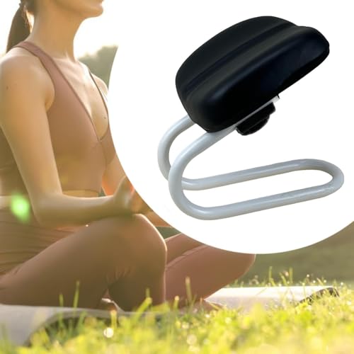 Menolana Kneeling Meditation Stool, Prayer Bench Adjustable Height, Portable Meditation Bench, for Studio Yoga Praying Prayer, Black - color: Black