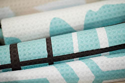 Kitchen Towels, Dish Towels for Kitchen, 3 Pc Kitchen Towel Set - color: Aqua