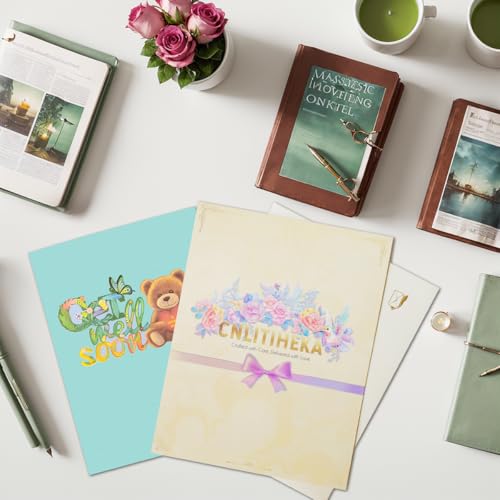 Get Well Pop Up Card, Bear Get Well Soon Card, - color: Bear
