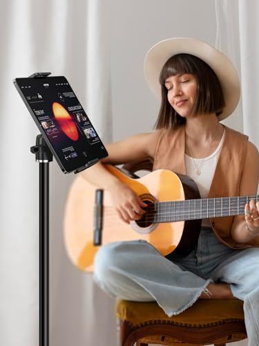 elitehood 8.5in Long Arm iPad Mic Stand Holder for Microphone Music Stand - size: 8.5in Arm