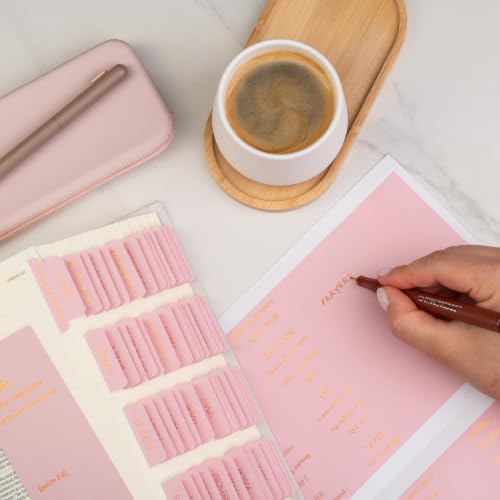 DiverseBee Laminated Bible Tabs for Women with Gold Foil Lettering (Selah) - color: Selah